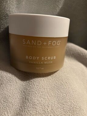 SAND + FOG Vanilla Musk Body Scrub Brand New!!